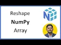 10 ReShape NumPy Arrays Complete Python NumPy Tutorial for Data Science Amit Thinks