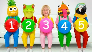 Hide and Seek with Masks - Funny Stories for Kids