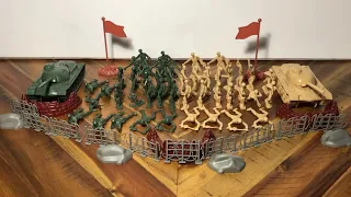 TRUE HEROES 65pc ARMY MEN SET Stop Motion Review Episode 10