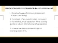 Performance Based Assessment Report