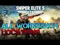 Sniper Elite 5 - ALL WORKBENCH LOCATIONS