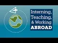 Interning Teaching Working Abroad Full