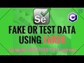 18 Sample Selenium Program Using FAKER API in C