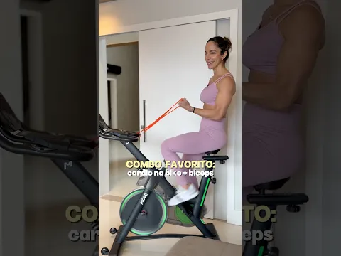 Já pensou em pedalar e trabalhar superiores ao mesmo tempo? Pega sua mini band e testa aí 🔥
