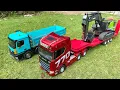Download Lagu Day #18 Pengiriman Material Proyek Pembangunan Jalan Extreme - Truck Scania Full Muatan