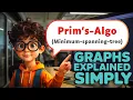 PRIMS ALGORITHM MINIMUM SPANNING TREE