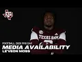 Pro Day Media Availability Le Veon Moss