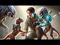 Download Lagu Even the Predator Queen Backed Away When the Cubs Ran to the Human | HFY | Sci fi Stories