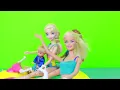 Frozen Elsa & Anna RACE Barbie Sisters Jet Ski Wave Ride