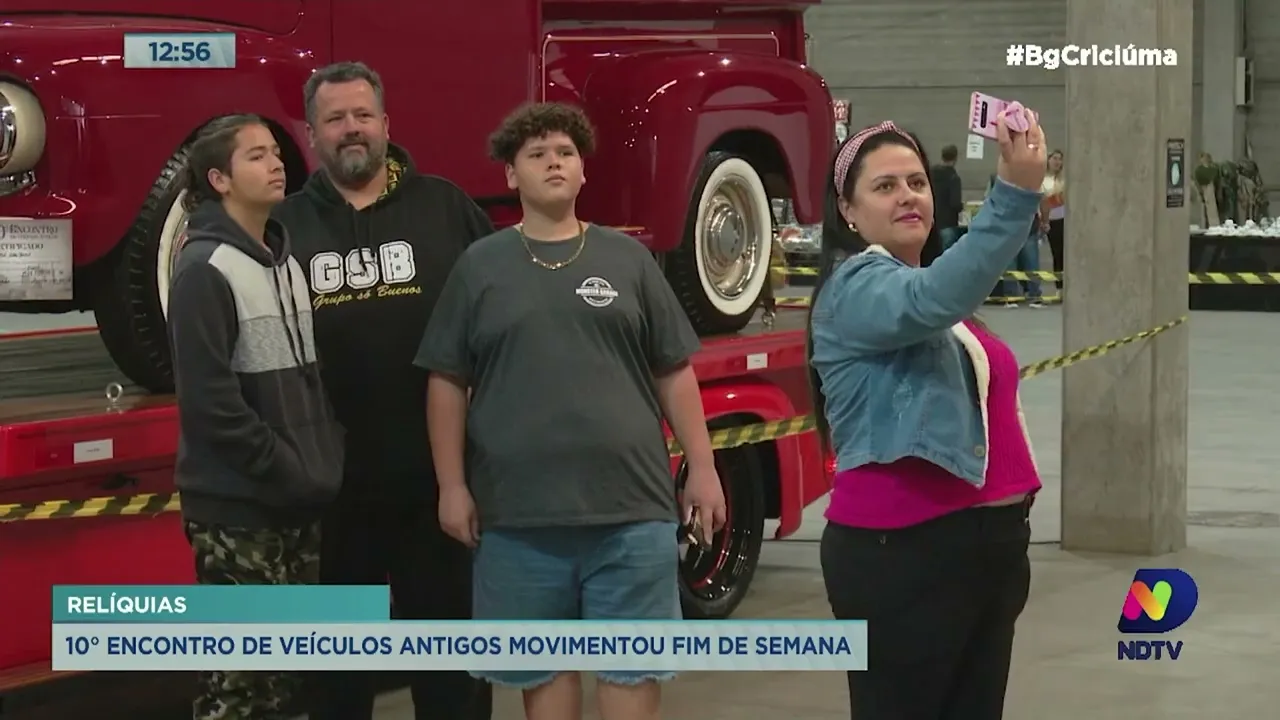 Encontro de veículos antigos revive emoções nos apaixonados por carros