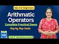 Master Arithmetic Operators in SQL Step-by-Step Tutorial