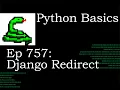 Python Basics Tutorial Django Moving From Register to Login Using Redirect and HttpResponseRedirect