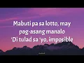 PANGARAP LANG KITA - Parokya Ni Edgar feat, Happy Sy (lyrics)💤