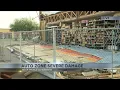 AutoZone wall torn down after Tucson storm