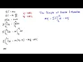 Principle of impulse and momentum