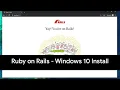 Install Ruby on Rails natively on Windows 10 - 2019