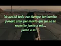“Ya Acabó” Marca Mp, Becky G (Lyrics/Letra)