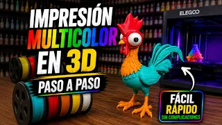 Como imprimir en Multicolor?! 🔴🟡🟢🟣🔵 usando la Nueva Centauri Carbon 2!