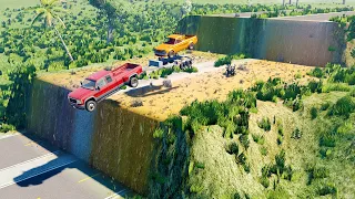 Mobil vs Unfinished Road #19 - BeamNG Drive