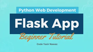 Flask Tutorial for Beginners Create Web App in Python