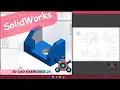 SolidWorks 3D CAD EXERCISES 25 StudyCadCam Solution Tutorial