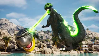 Pacman vs Alien Predator GODZILLA 【Full Version】