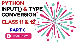 Python input Function Type Conversion Explained Class 11 12 With Examples CUET