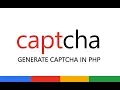 Generate Captcha in PHP