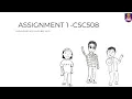 CSC508 ASSIGNMENT 1 - NOVEMBER 2022