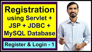 Registration using JSP Servlet JDBC MySQL Database Practical