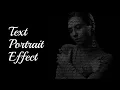 Pure CSS Text Portrait Effect Simple CSS Tricks