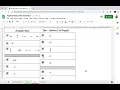 Test Generator Google Sheets