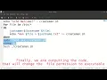 Create and execute linux shell script with another script