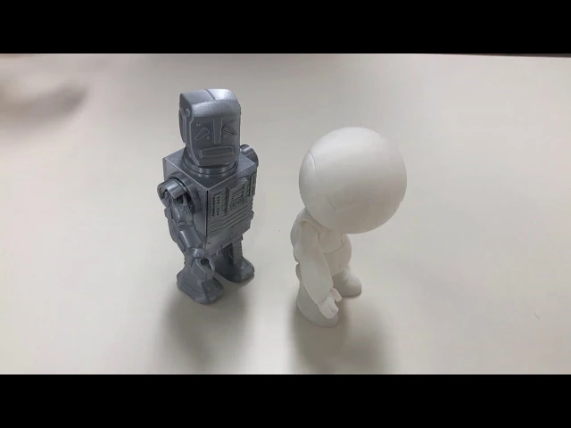 Foldable robot Marvin 2005 from Hitchhiker's Guide video thumbnail