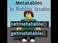 OOP in Roblox - Intro to Metatables
