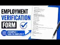 Employment Verification Request Form Example and How to Automate it