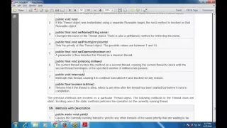 Chapter 33 Java Multi Threading Thread Methods