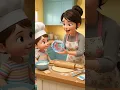 Learn Shapes with Mimi Mom Fun Baking Activity for Toddlers Preschoolers