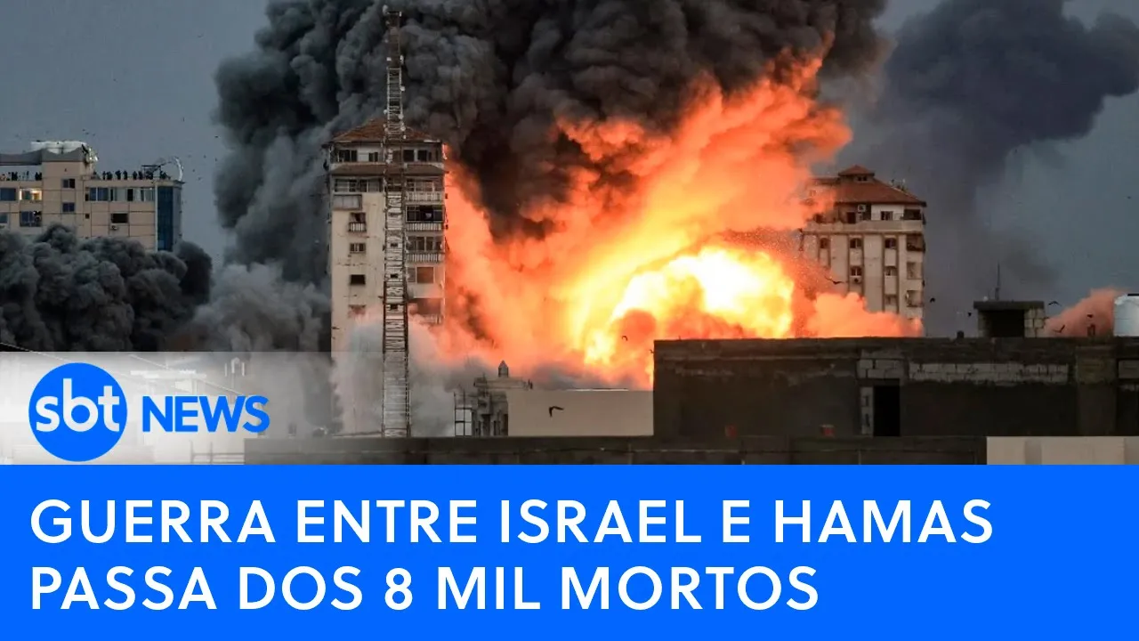????Brasil Agora: Guerra entre Israel e Hamas passa dos 8 mil mortos | SBT AO VIVO