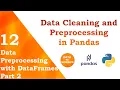 Data Preprocessing with DataFrame Part 2 l Data Cleaning and Preprocessing in Pandas l Saransh Saini