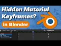 Where Are My Keyframes Finding Material Keyframes in Blender
