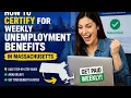 How to certify for weekly unemployment benefits in Massachusetts