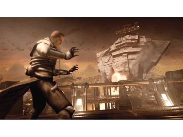 Starkiller brings down a Star Destroyer Cut Scenes