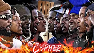 The JA Fire In The Booth Cypher At Frenz For Real Jamaica Series 