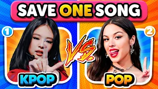 KPOP VS POP Save One Drop One MUSIC QUIZ 2025 