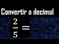to decimal convert fraction to decimal