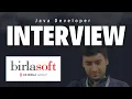 Java developer fresher interview in Birlasoft