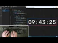 ASMR Programming - Coding Fancy Digital Clock With JavaScript and CSS