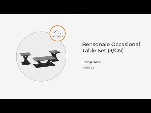 Bensonale - Occasional Table Set (Set of 3) - Brown / Gray