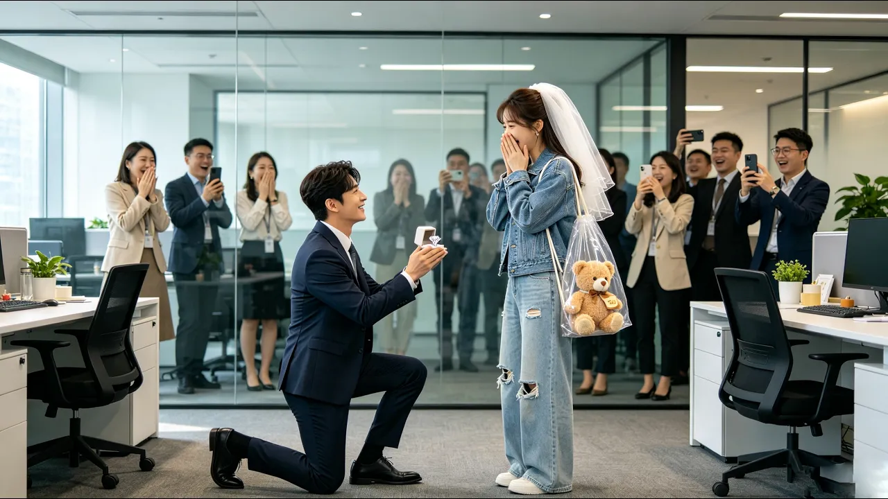 To cancel the engagement, she pretended to be a beggar. The CEO defended her,shaking whole company. poster